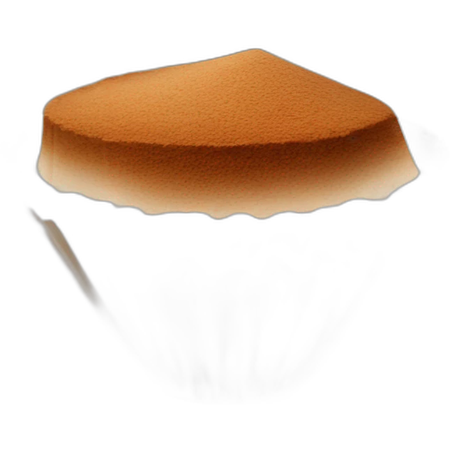 coffee filter with grounds emoji