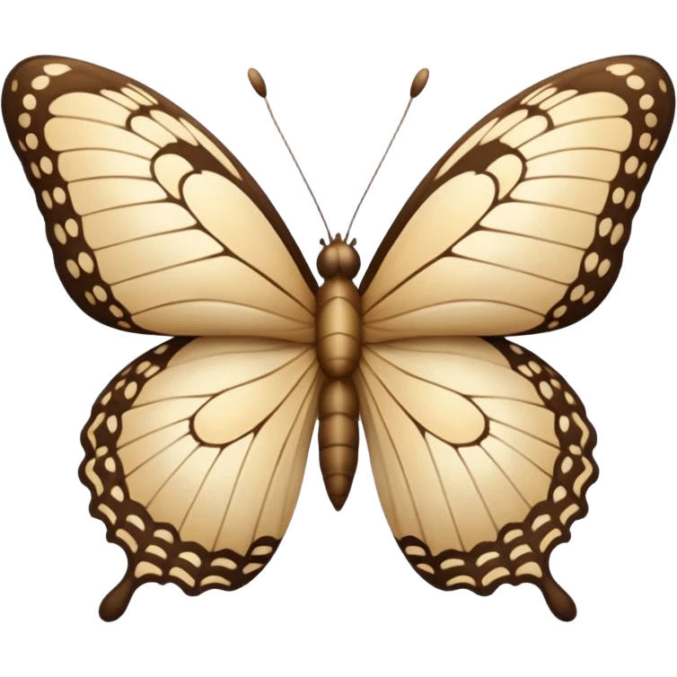 бабочка beige emoji