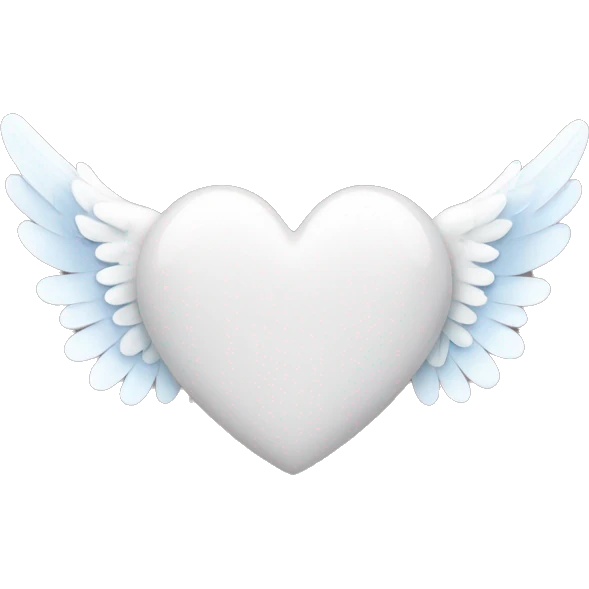 heart with angel wings emoji