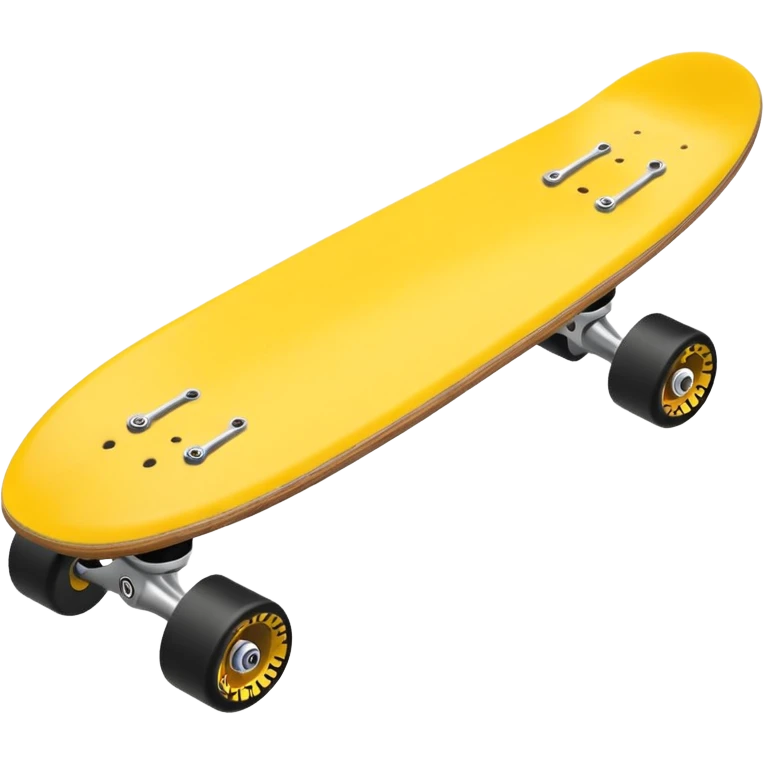 Skate board, yellow emoji