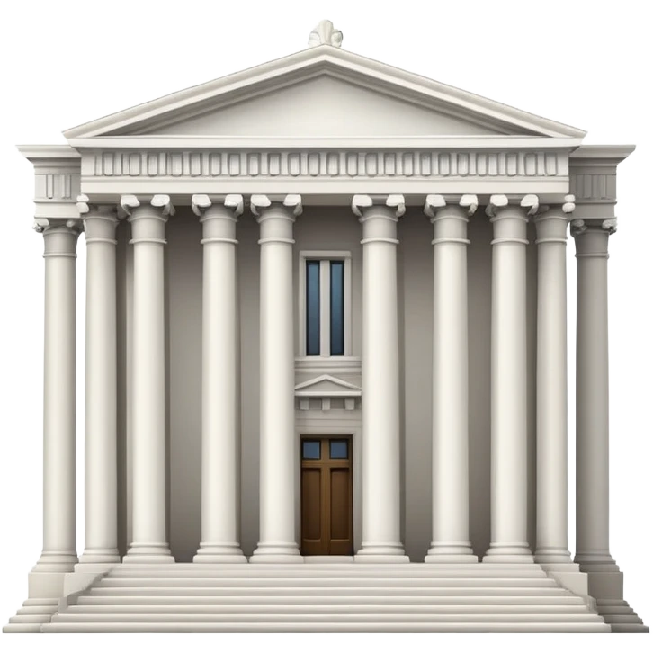 Courthouse with columns emoji