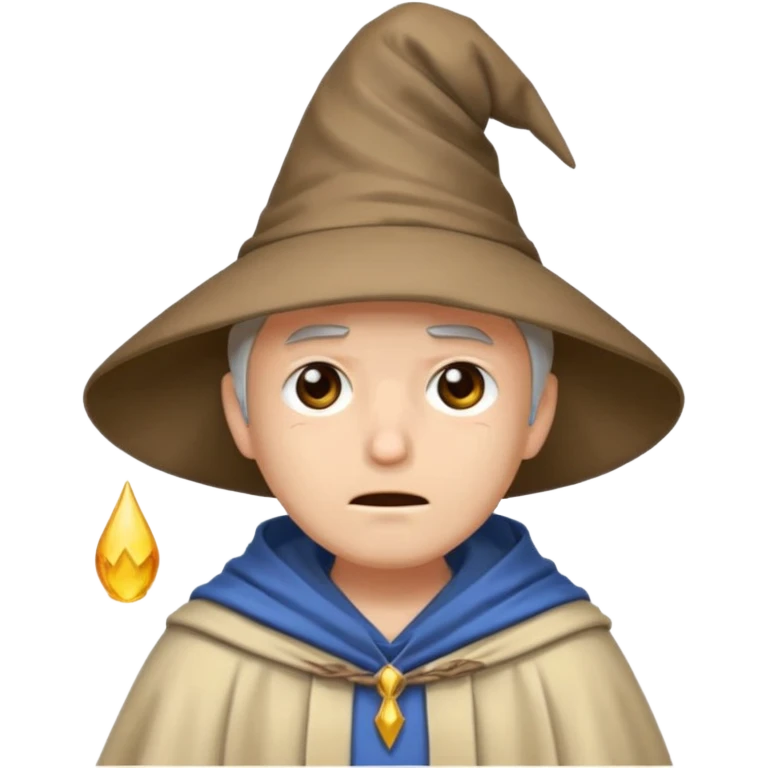 Male, mysterious wizard, 8 emojis, sad, happy, angry, confused, love, crying, neutral, random, no background, anime style emoji