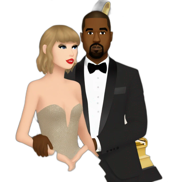 kanye grammys taylor swift emoji