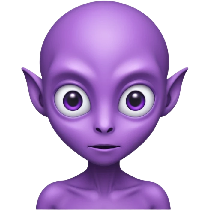 purple alien emoji