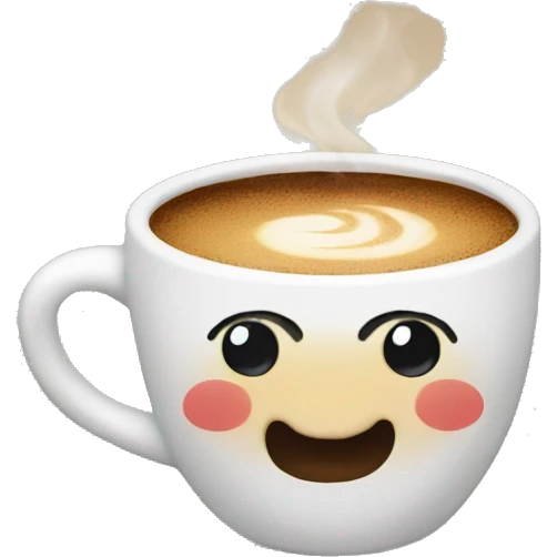 cute coffee on christmas  emoji