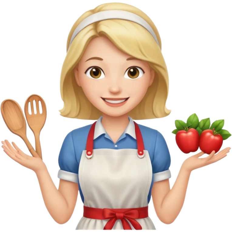 woman with apron emoji