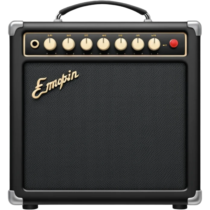 electric guitar amplifier emoji