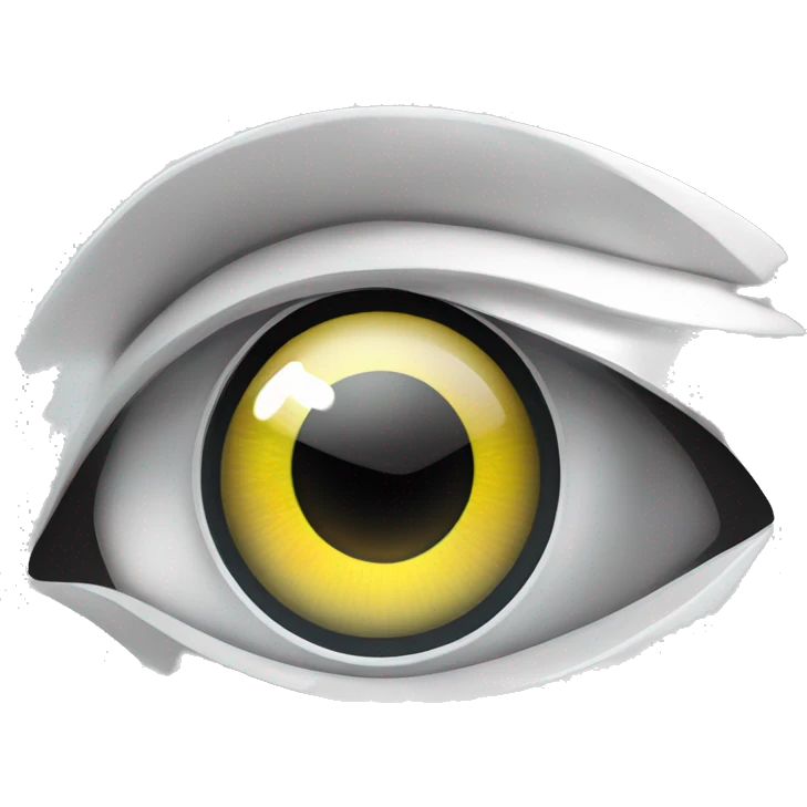 futurisic eye. incorporate a camera emoji