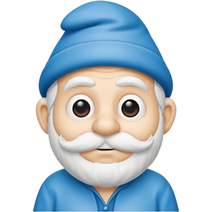 grandfather smurf  emoji