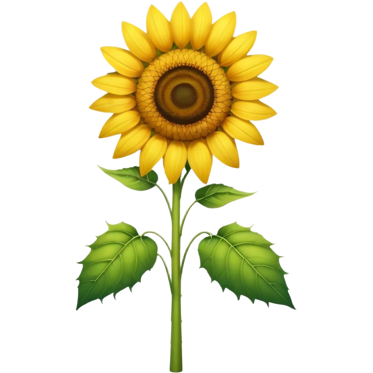 A tall Sunflower emoji