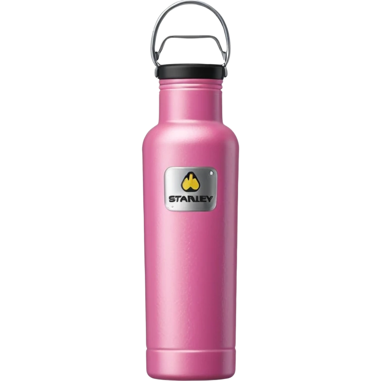 Garrafa Stanley pink emoji