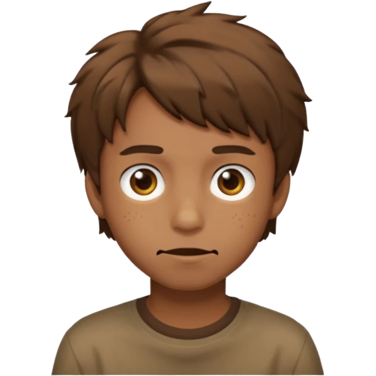 Felix Freckles straykids emoji shaggy hair the color browm emoji