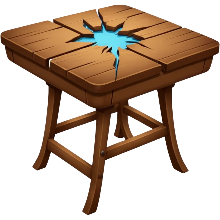 oh no my table its broken emoji