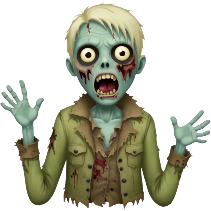 Singing Zombie emoji