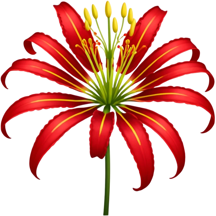 Red spider lily emoji