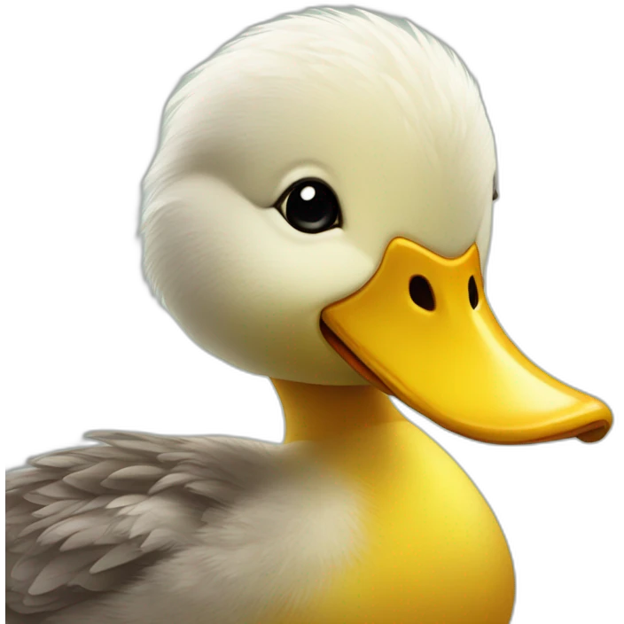 Cute cuddle duck emoji
