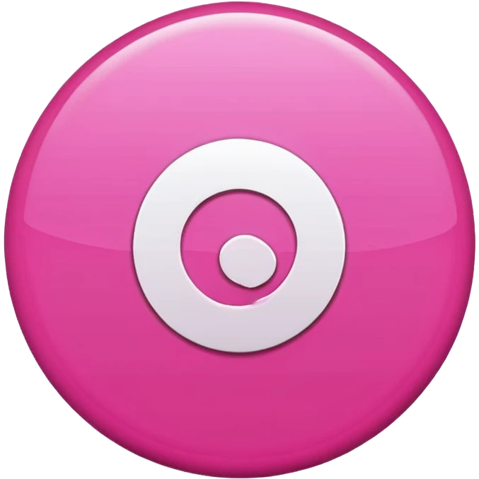 pink 3d Pinterest logo emoji