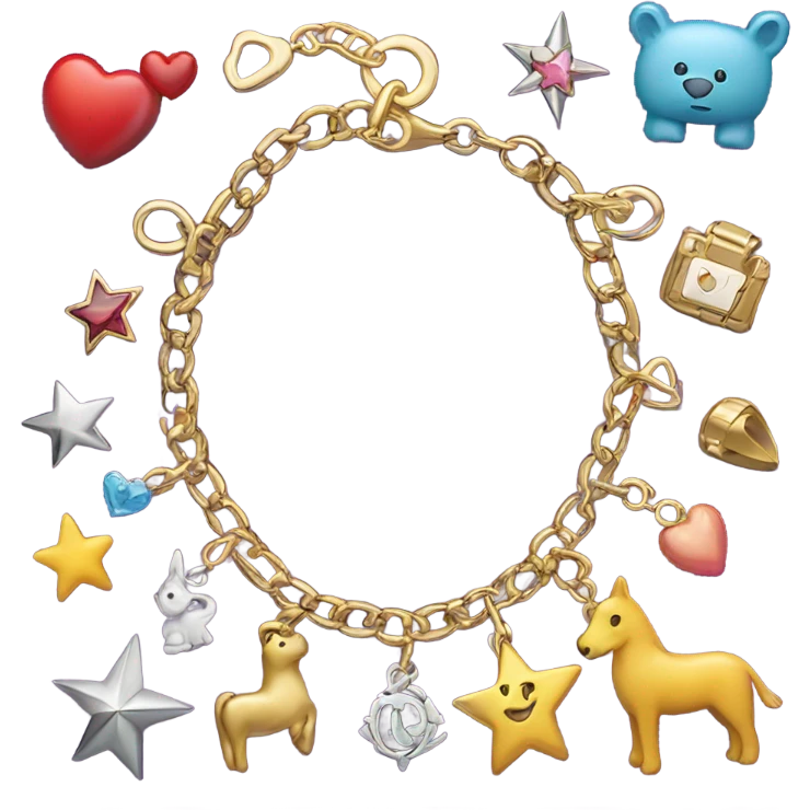 charm bracelet emoji