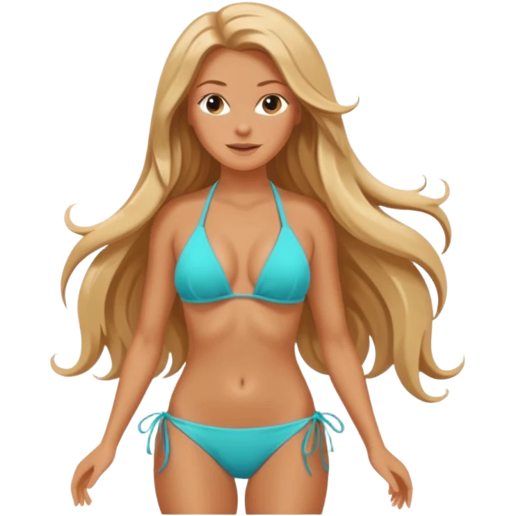 white woman booty emoji