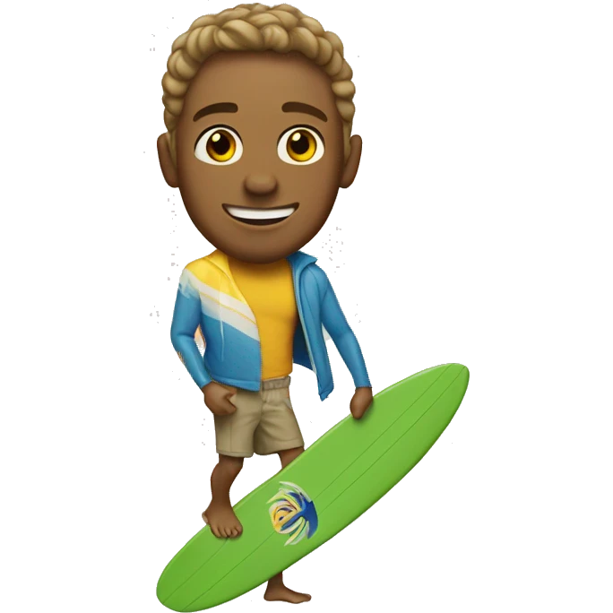 California surfer dude emoji