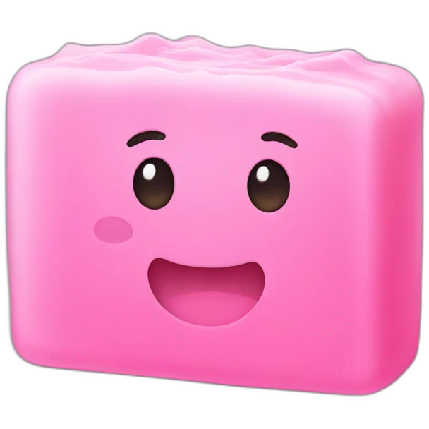 pink soap emoji