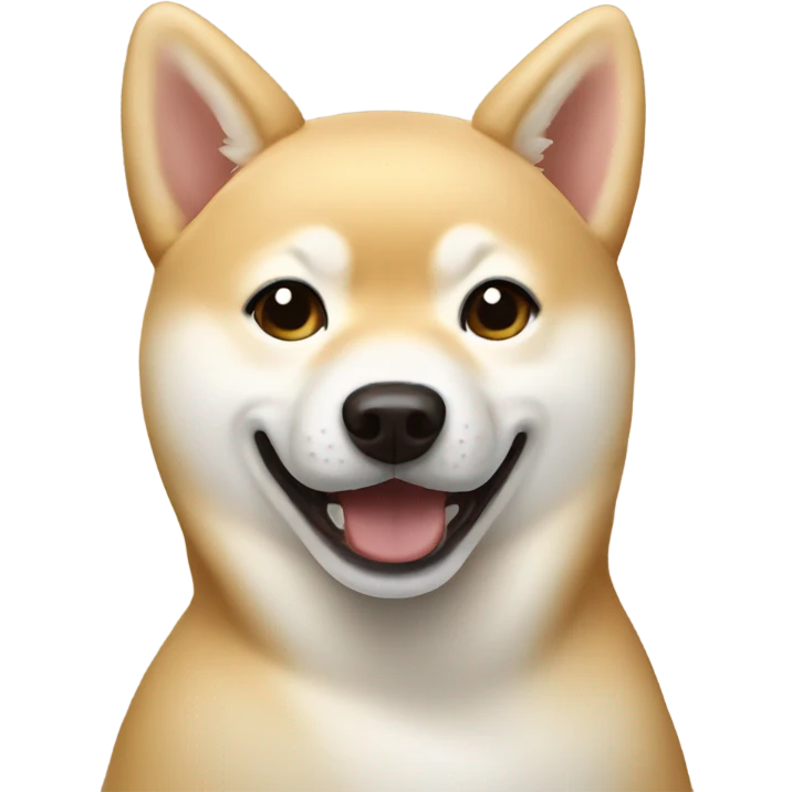 Cream Shiba Inu dance emoji