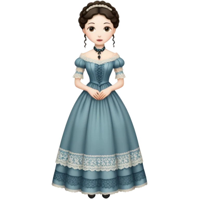 Victorian lady emoji
