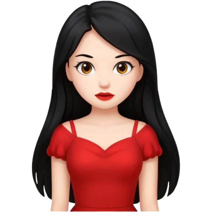 A hot girl emoji