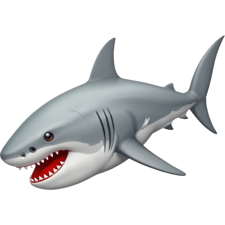 Quiero un tiburón con zapatos emoji