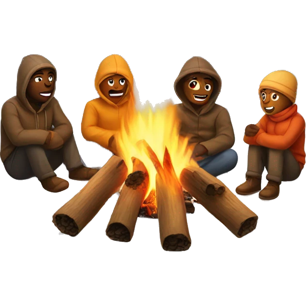 Bonfire among cold nights emoji
