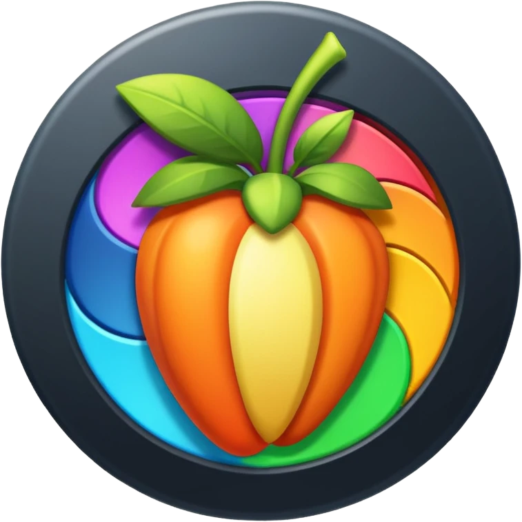 Сделай логотип Fl Studio  emoji