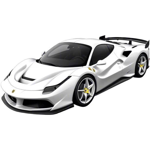 ferrari sf90 black and w emoji