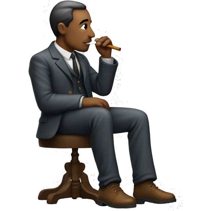A man Smoking Dove  emoji