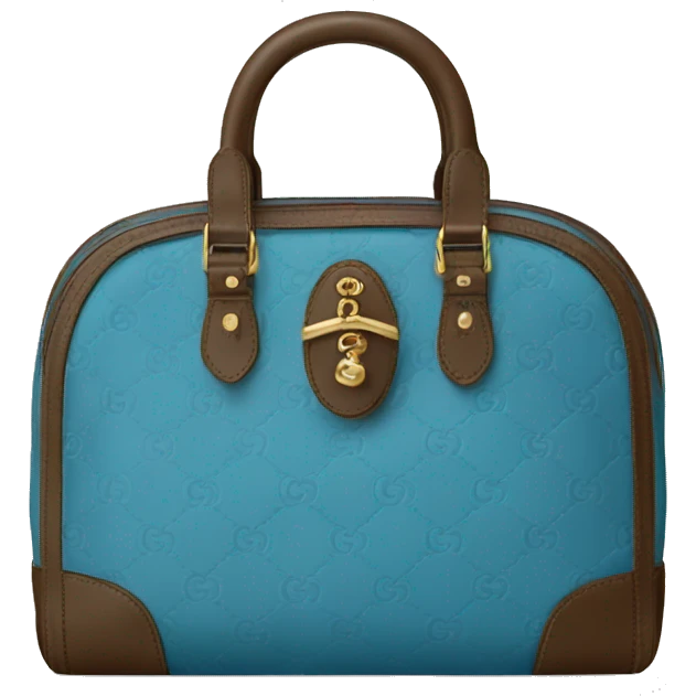 Blue gucci purse emoji