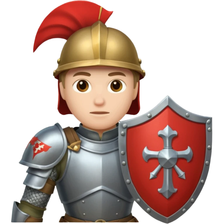 Big Shield Soldier emoji