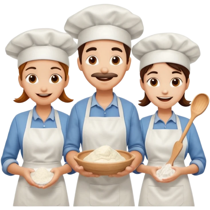 Goofy bakers emoji
