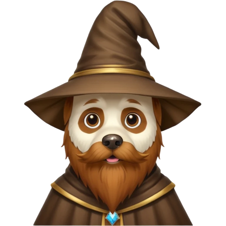 Dog wizard emoji