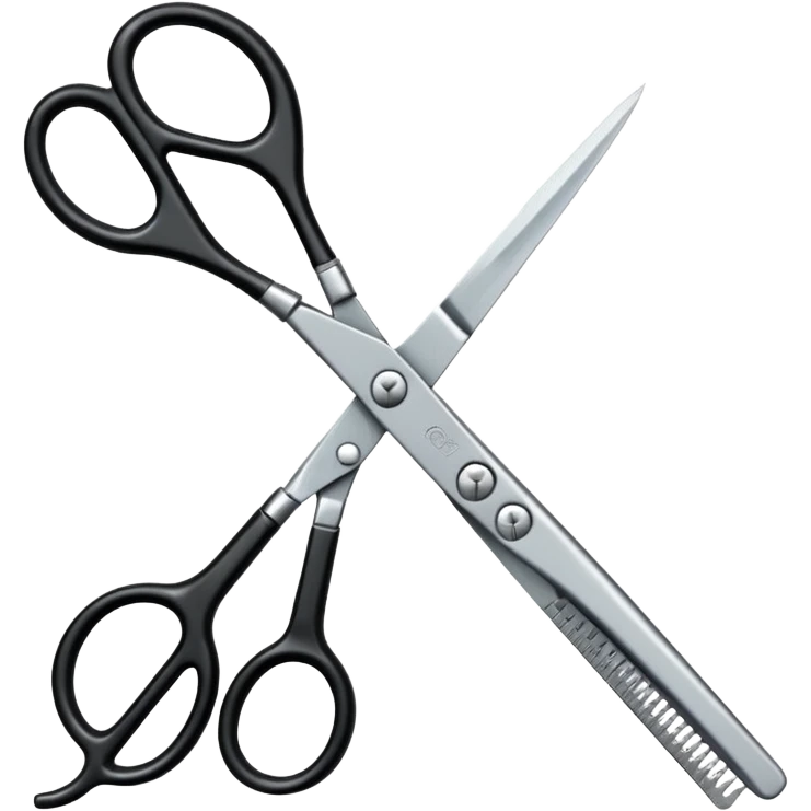  hairdressing scissors emoji