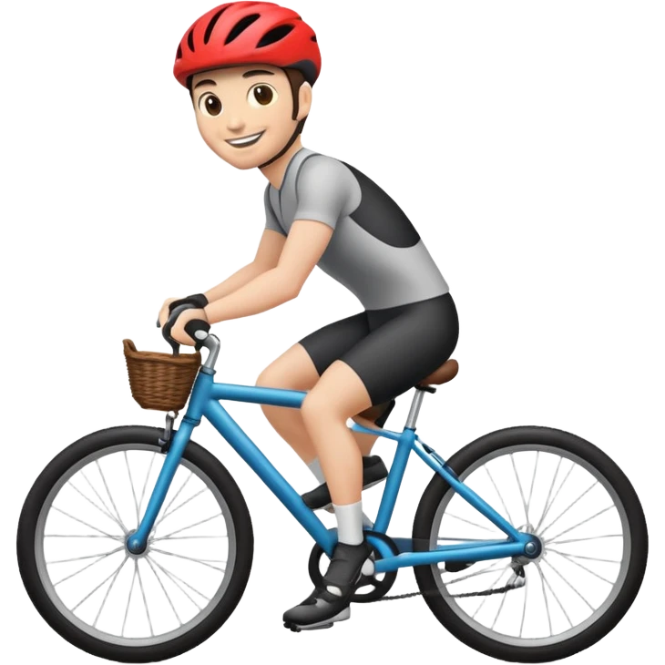 Me riding a bike emoji