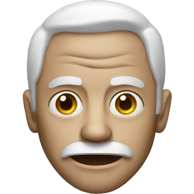 Scary man emoji