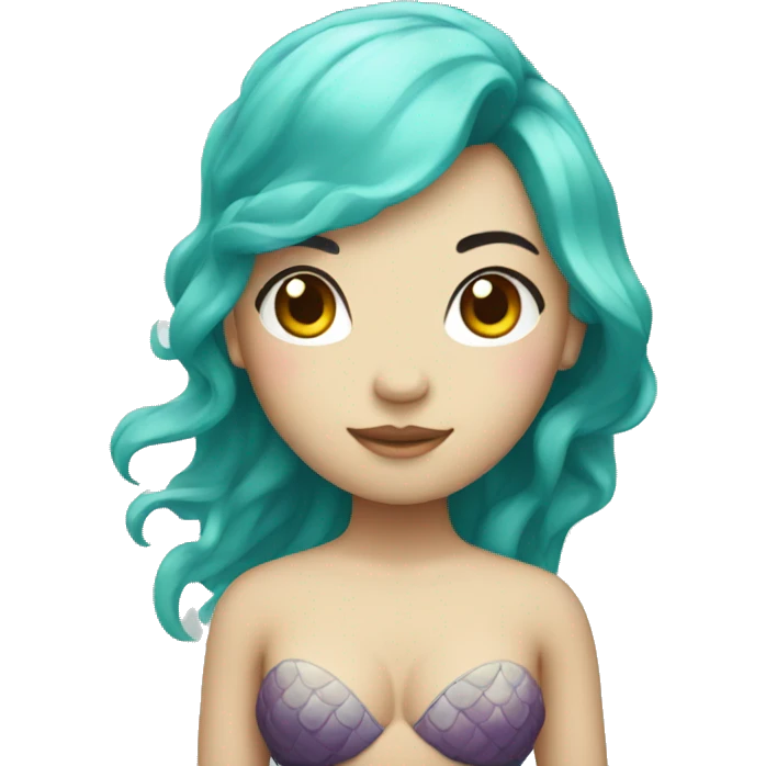 full body chinese mermaid emoji