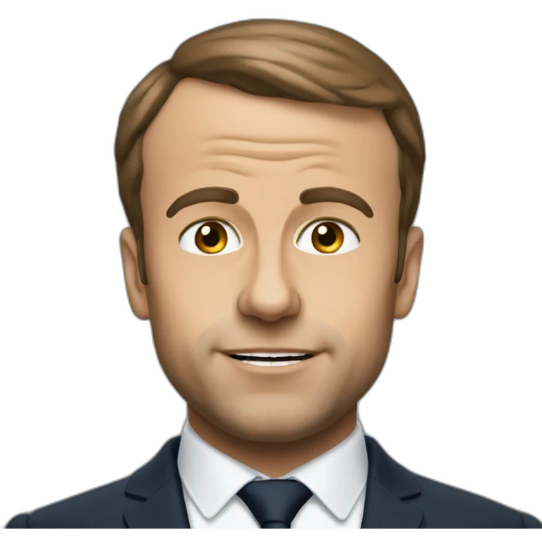 Macron qui fait caca emoji