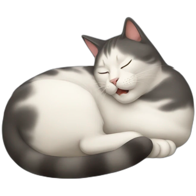 Cat sleep emoji