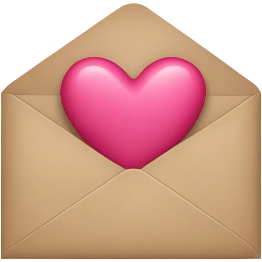 Heart with an envelope  emoji