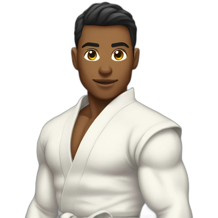 posh-muscle-boy-with-judogi emoji