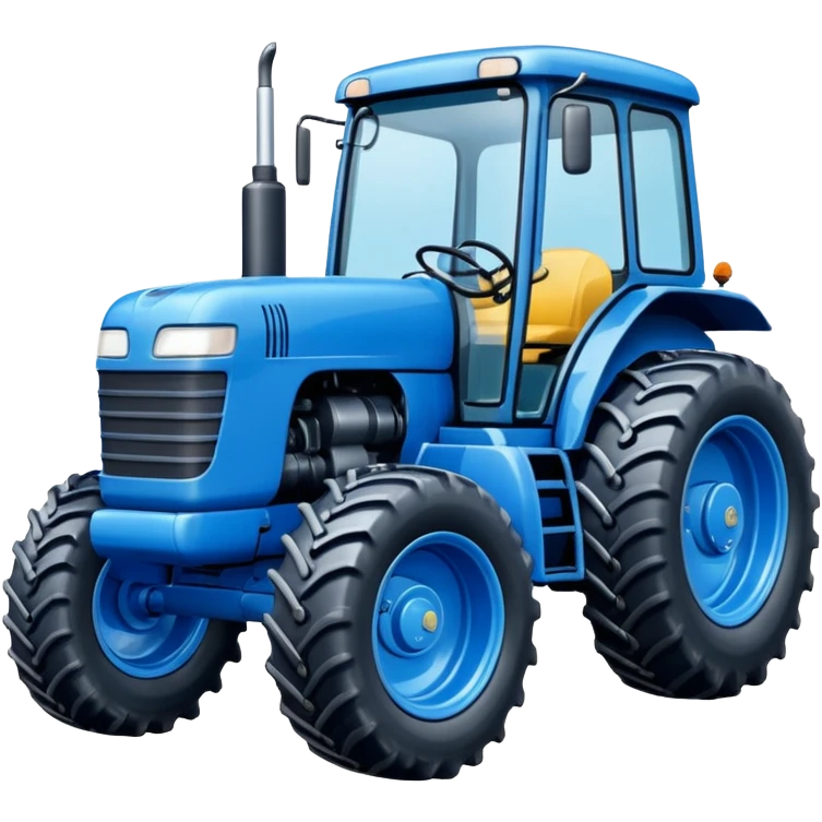 blue tractor emoji emoji