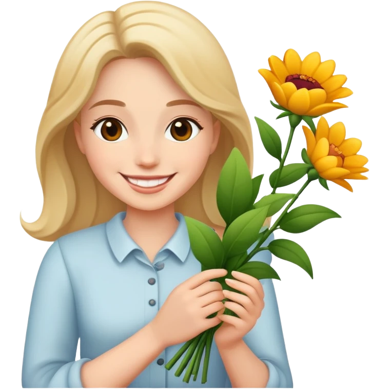 Mother’s Day with flowers  emoji