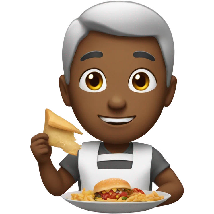 Getting food  emoji