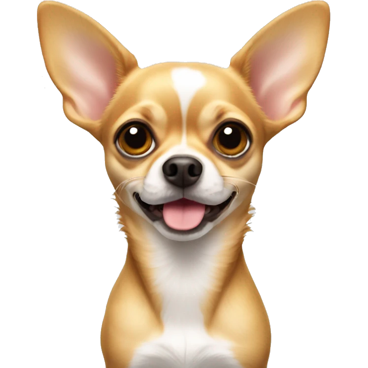 Chihuahua with hanging ears emoji