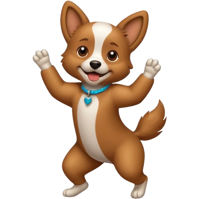 Dog a dance emoji